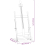 VidaXL vidaXL Table Easel Wooden Art Easel Adjustable Table Box Easel Solid Wood Pine 8