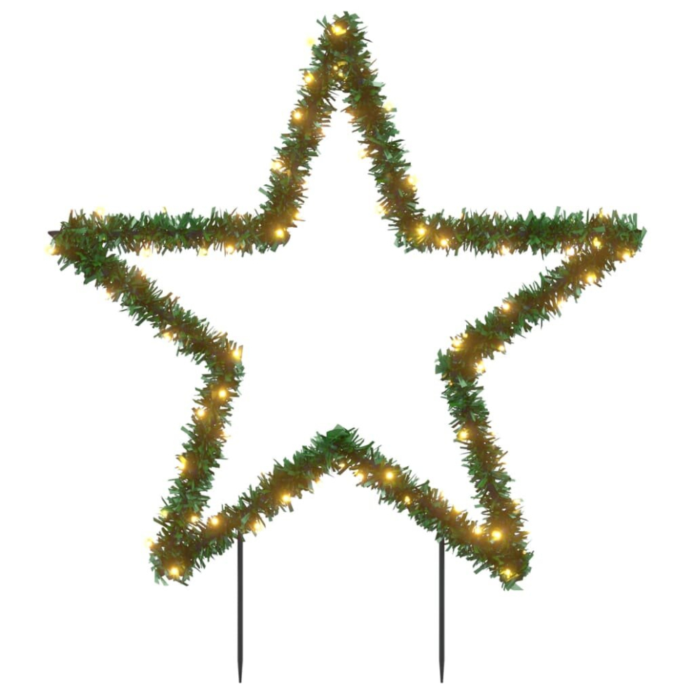 Vidaxl Christmas Light Decoration Xmas Stake Light With Spikes Star 80 Leds