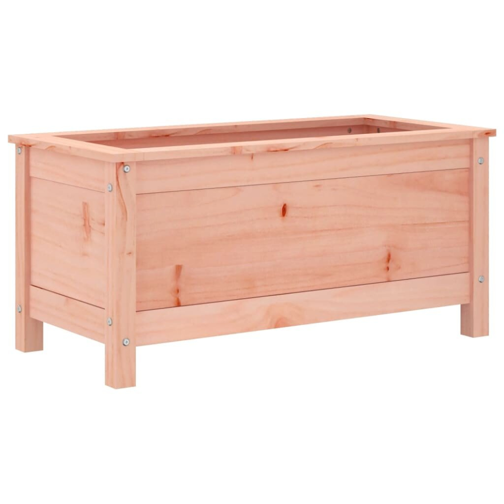 Vidaxl (Natural Douglas, 82.5 X 40 X 39 Cm) Garden Raised Bed Outdoor Wooden Planter Pot Flower Bed Solid Wood Pine