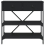 VidaXL (black, 75 x 34.5 x 75 cm) vidaXL Console Table with Drawers and Shelves Side End Table Engineered Wood 5
