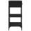 VidaXL (black, 75 x 34.5 x 75 cm) vidaXL Console Table with Drawers and Shelves Side End Table Engineered Wood 6