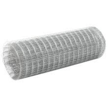 (10 x 0.5 m/ 19 x 19 mm) vidaXL Wire Netting Garden Wire Mesh Enclosure Fence Square 0.9mm Galvanised