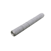 (silver, 0.5 m) vidaXL Chicken Wire Fence with PVC Coating Wire Mesh Roll Wire Fencing Net