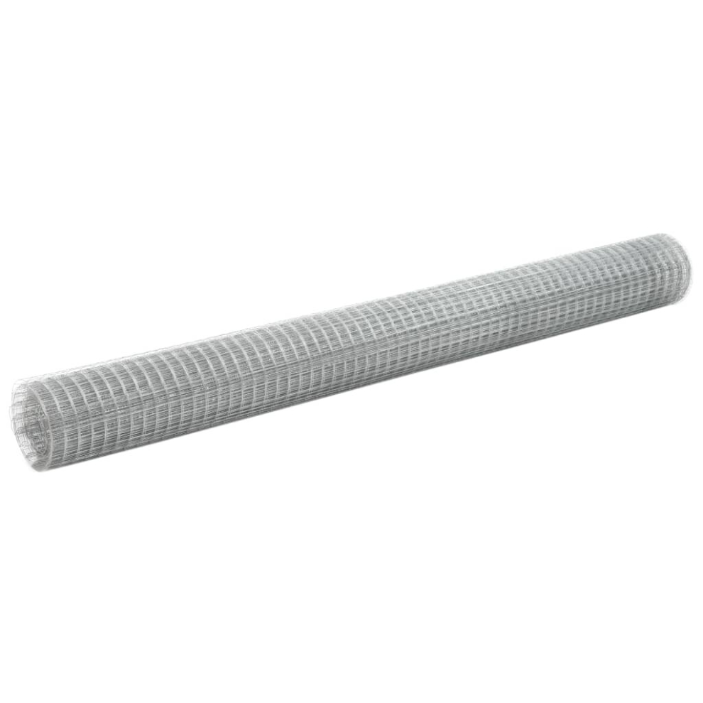 (25 x 1.5 m/ 19 x 19 mm) vidaXL Wire Netting Garden Wire Mesh Enclosure Fence Square 0.9mm Galvanised