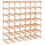 VidaXL (42 bottle) vidaXL Wine Rack Drinking Rack Wine Shelf Wine Bottle Holder Solid Wood Pine 5