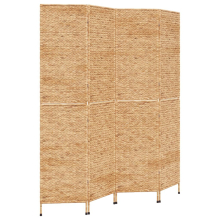(light brown, 163 x 180 cm) vidaXL Room Divider Folding Balcony Privacy Screen 5-Panel Water Hyacinth