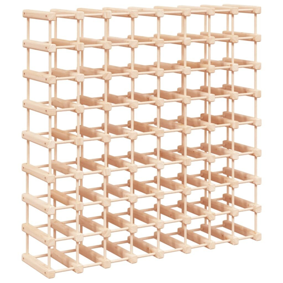 (72 bottle) vidaXL Wine Rack Drinking Rack Wine Shelf Wine Bottle Holder Solid Wood Pine