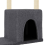VidaXL (dark grey) vidaXL Cat Tree with Sisal Scratching Posts Cat Scratching Tower Cat Climber 6