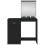 VidaXL (black) vidaXL Dressing Table with LED Lights Makeup Table Vanity Desk Cosmetic Table 5