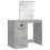VidaXL (concrete grey) vidaXL Dressing Table with LED Lights Makeup Table Vanity Desk Cosmetic Table 2