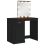 VidaXL (black) vidaXL Dressing Table with LED Lights Makeup Table Vanity Desk Cosmetic Table 2