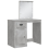 VidaXL (concrete grey) vidaXL Dressing Table with LED Lights Makeup Table Vanity Desk Cosmetic Table 3