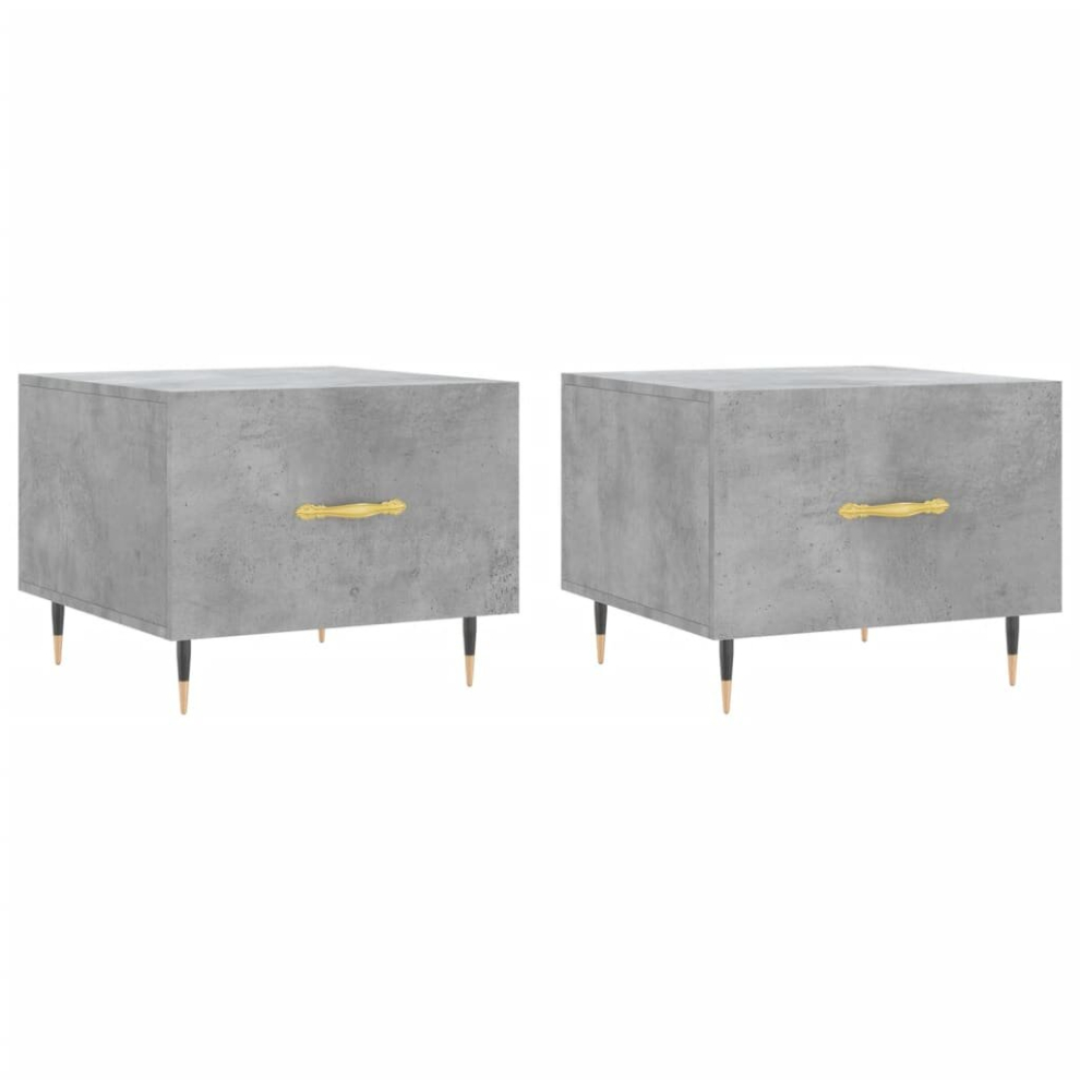 Vidaxl (Concrete Grey) Coffee Table Side Table Sofa Table Telephone Table Engineered Wood