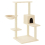 VidaXL (cream) vidaXL Cat Tree Cat Tower with Sisal Scratching Posts Activity Centre Cream 2