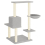 VidaXL (light grey) vidaXL Cat Tree Cat Tower with Sisal Scratching Posts Activity Centre Cream 5