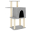 VidaXL (light grey) vidaXL Cat Tree with Sisal Scratching Posts Pet Cat Scratch Tower Light Grey 1