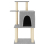 VidaXL (light grey) vidaXL Cat Tree with Sisal Scratching Posts Pet Cat Scratch Tower Light Grey 3