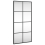 VidaXL (40 x 80 cm) vidaXL Wall Mirror Hallway Makeup Mirror Hanging Mirror Black Rectangle Iron 2