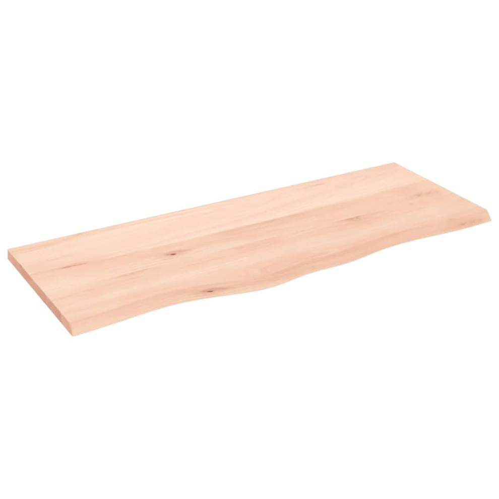 Vidaxl (Brown, 100 X 40 X 2 Cm) Table Top Wooden Desk Top Dining Table Top Untreated Solid Wood Oak
