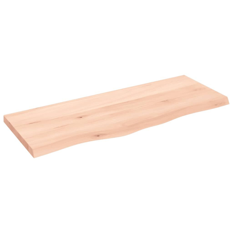 Vidaxl (Brown, 100 X 40 X 4 Cm) Table Top Wooden Desk Top Dining Table Top Untreated Solid Wood Oak