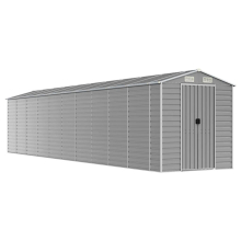 (light grey, 191 x 895 x 198 cm) vidaXL Garden Shed Outdoor Storage Shed Patio Yard Tool Shed Galvanised Steel