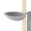 VidaXL (light grey) vidaXL Cat Tree Cat Tower with Sisal Scratching Posts Cat Cando Light Grey 7