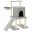 VidaXL (light grey) vidaXL Cat Tree Cat Tower with Sisal Scratching Posts Cat Cando Light Grey 2