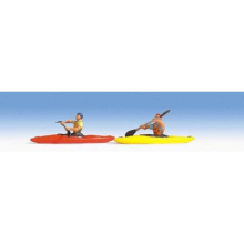 Kayaks (2) with Figures