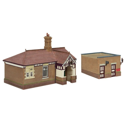 BACHMANN Scenecraft Bluebell Railway Waiting Room/WC (Pre-Built)