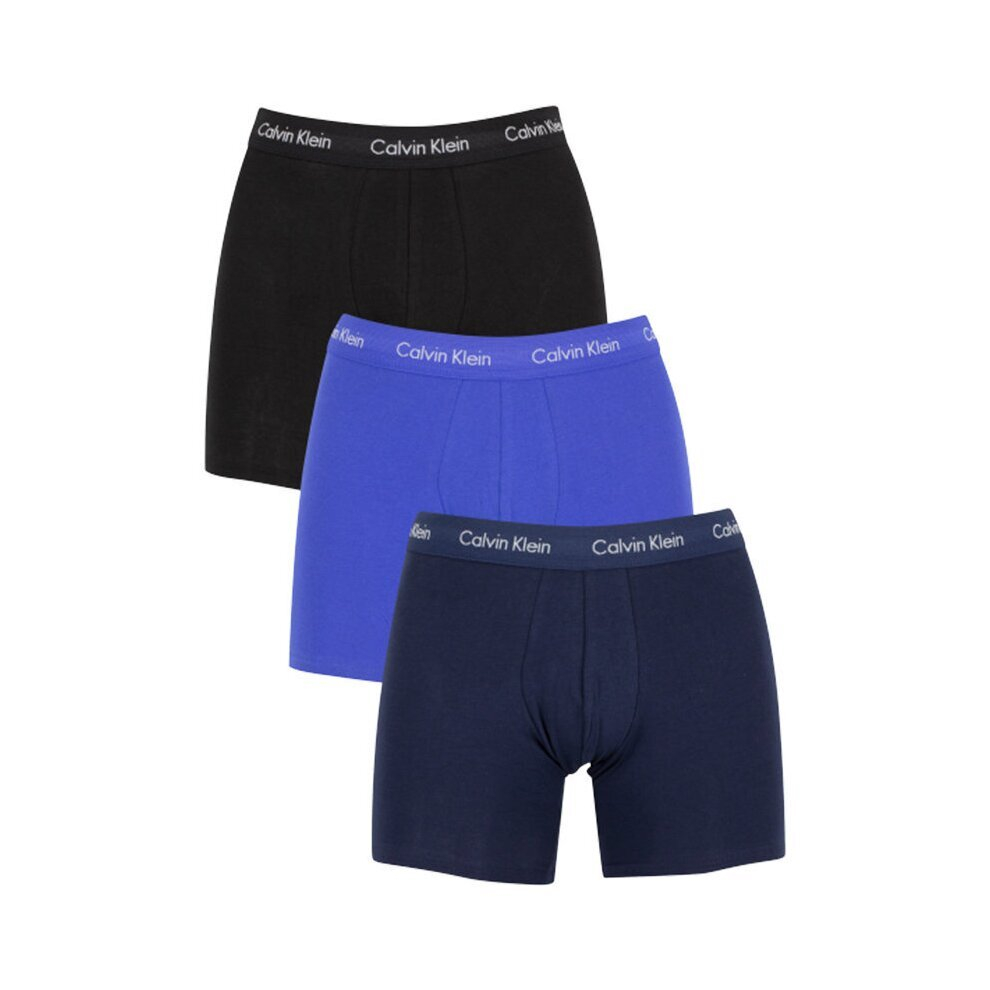 Calvin Klein (S) Men's Boxer Brief Trunks Stretch Cotton 3 Pack Ck Underwear