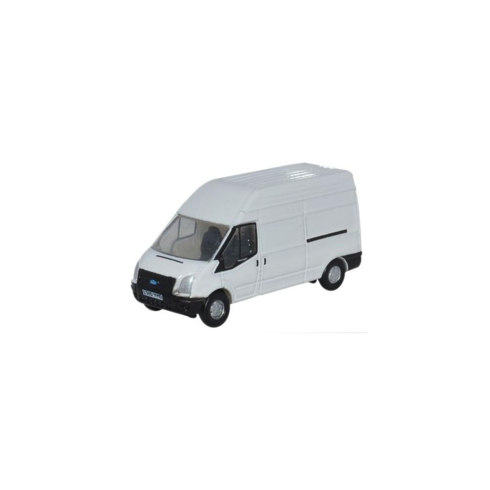 Oxford Diecast Ford Transit Mkv Lwb High Roof White 1:76 – N-Gauge Model For Personalisation