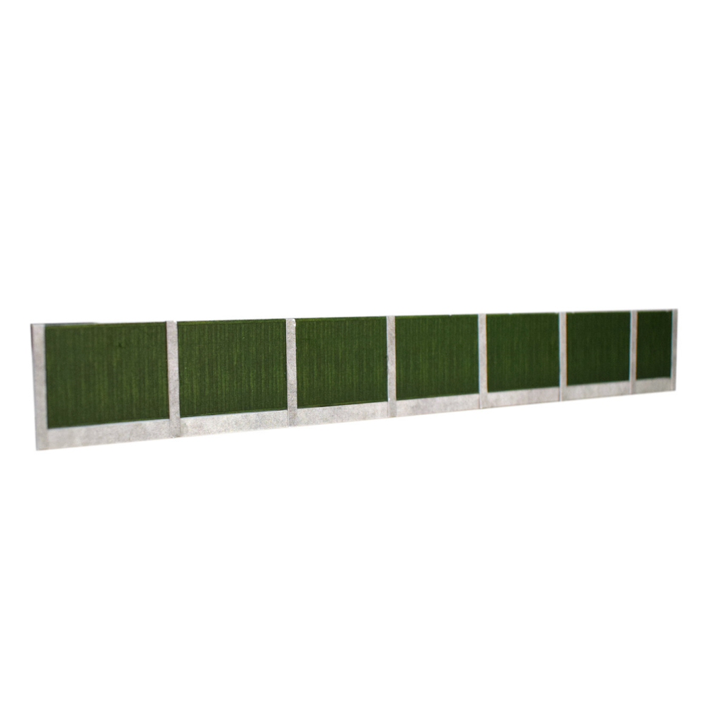 Timber Fencing Green With Concrete Posts Card Kit 5056397897018