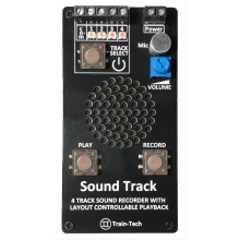 Train Tech Sound Track Sound Recorder and Player Z/N/TT/HO/OO/O/G1/G Gauge TTSR1