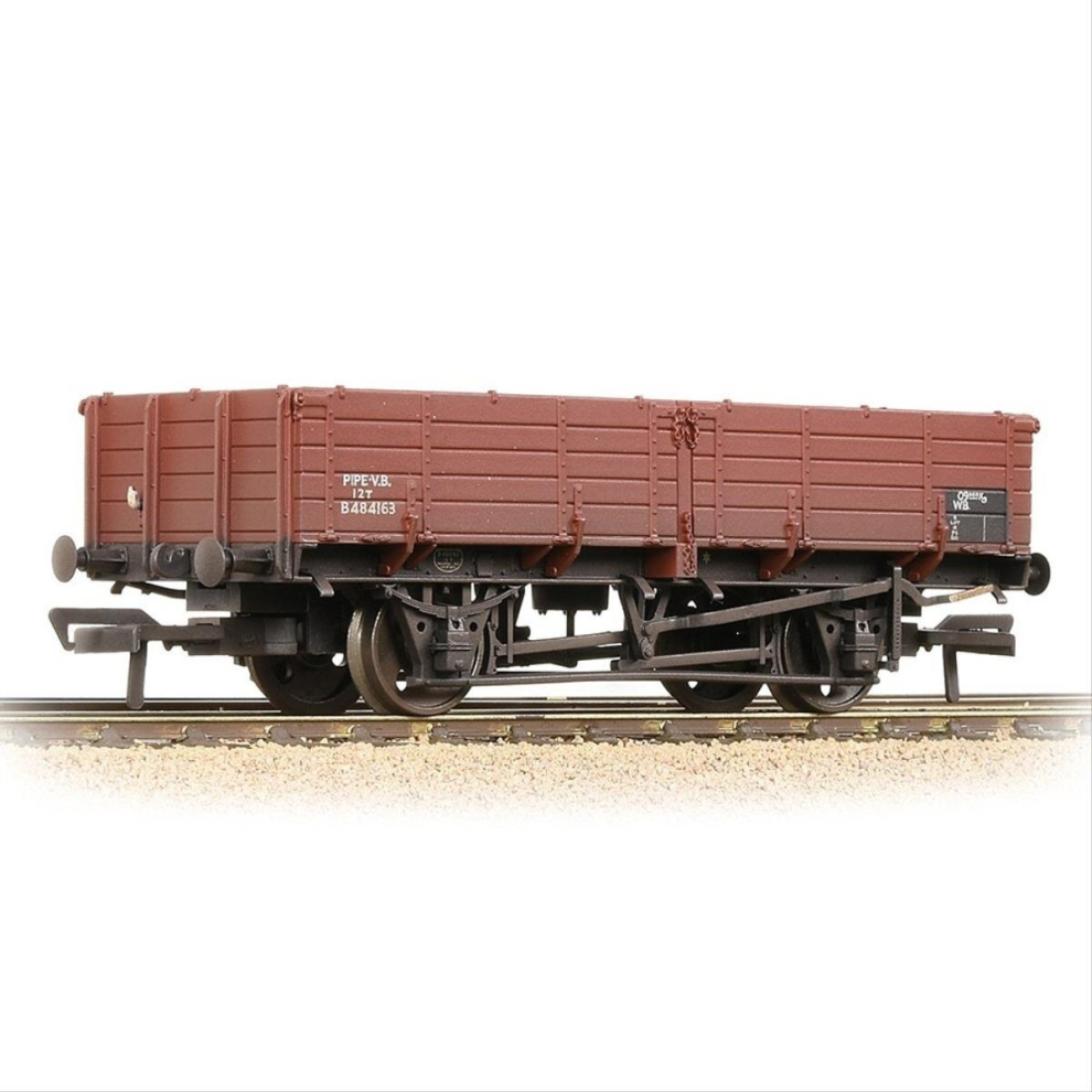 Bachmann 12T Pipe Wagon Br Late Bauxite Weathered