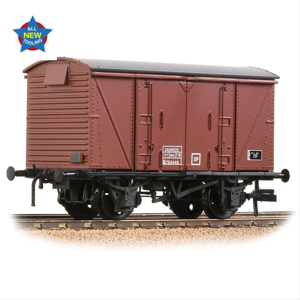 12t Vanwide Ventilated Van BR Late Bauxite VANWIDE