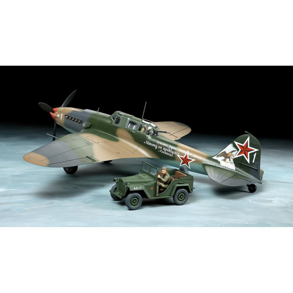 25212 Illyushin IL 2 Sturmovik & GAZ 67B Set 1:48 Model Kit