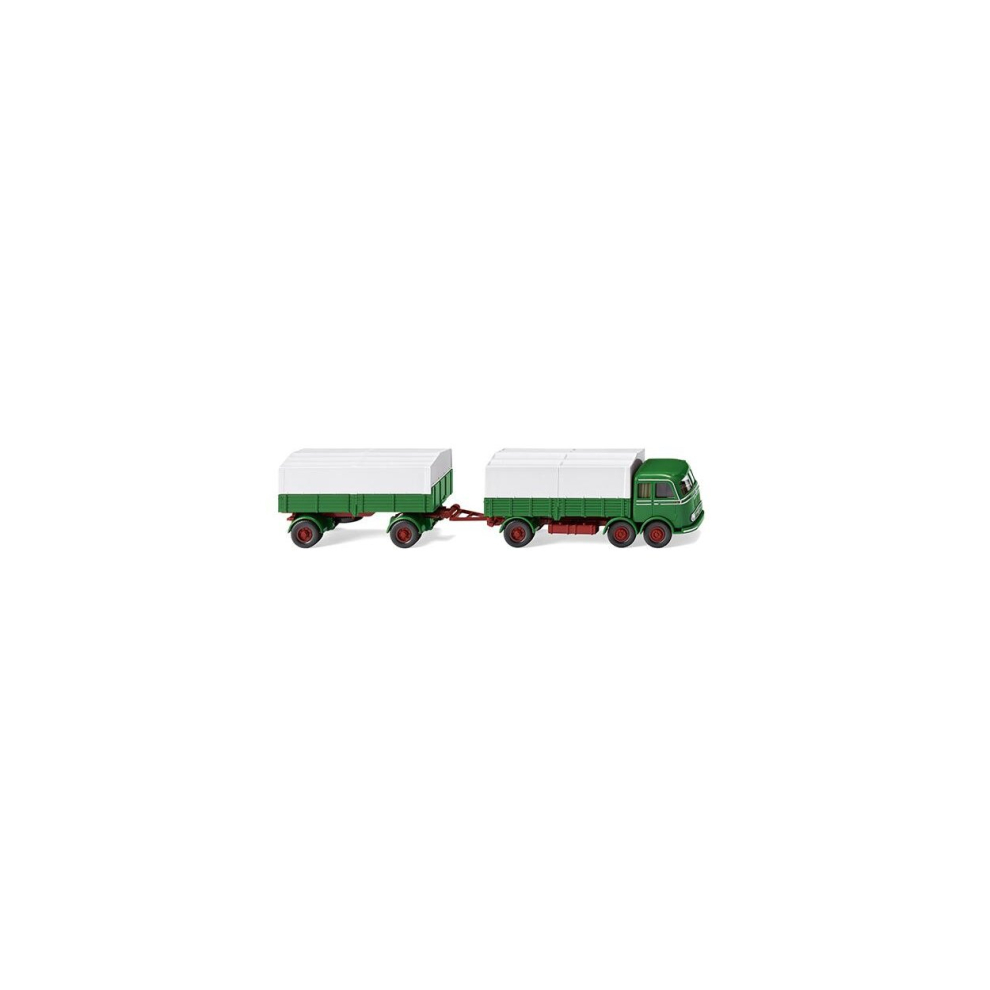 MB LP 333 Flatbed Road Train Grass Green 1958-61-image-OPC-PCPB2HH-NEW