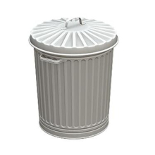 Scenecraft Old Style Domestic Dustbins 10pcs (Pre-Built)