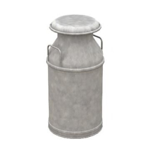 Scenecraft Milk Churns 10pcs (Pre-Built)