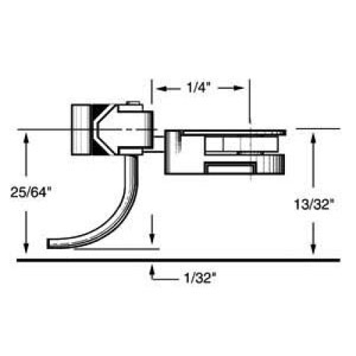 30 Series Coupler Short (1/4'') Underset Shank (2pr)