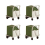 BACHMANN Scenecraft Coolant Trolleys 4pcs (Pre-Built) 1