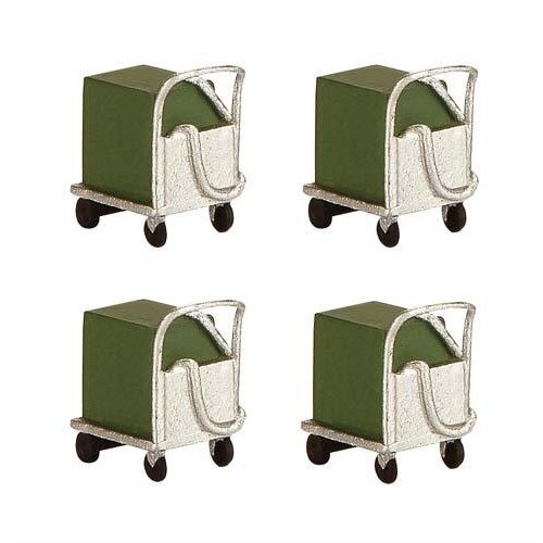 BACHMANN Scenecraft Coolant Trolleys 4pcs (Pre-Built)