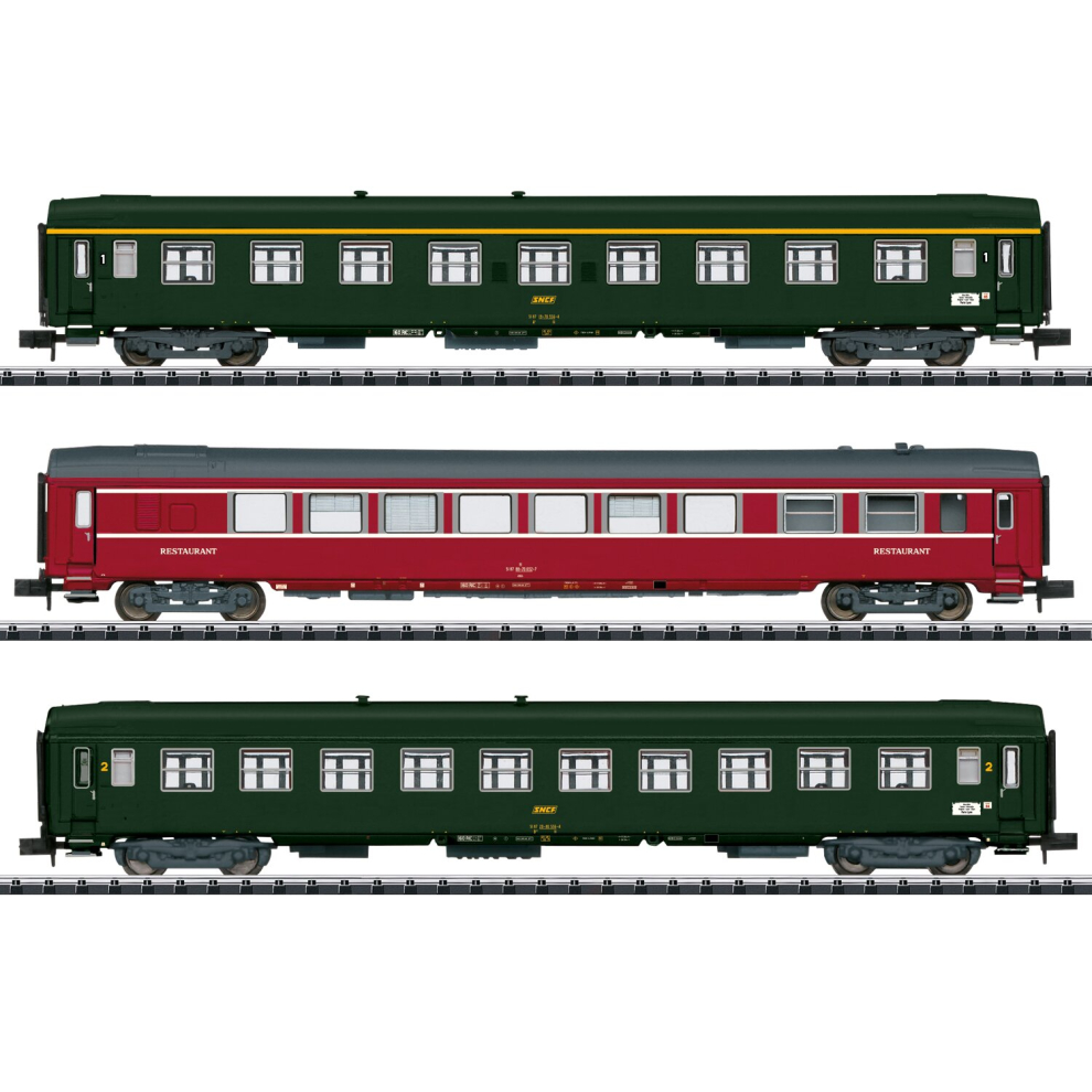 Minitrix Sncf Nizza-Paris Express Coach Set (3) Iv Size 3
