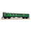 BACHMANN 60' Birdcage Brake Composite Coach Malachite Green 1