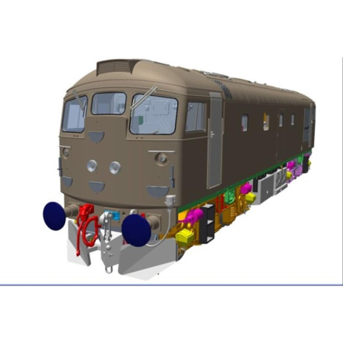 Class 26 Unnumbered BR Civil Engineers Grey/Yellow 2
