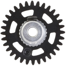 3/32 AW Soft Plastic Gear 32t Black w/Alu Hub 16mm