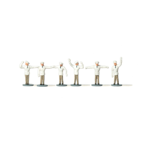 Traffic Policemen (6) Figure Set
