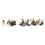 Seated Coach Passengers Without Legs (12) Figure Set 1