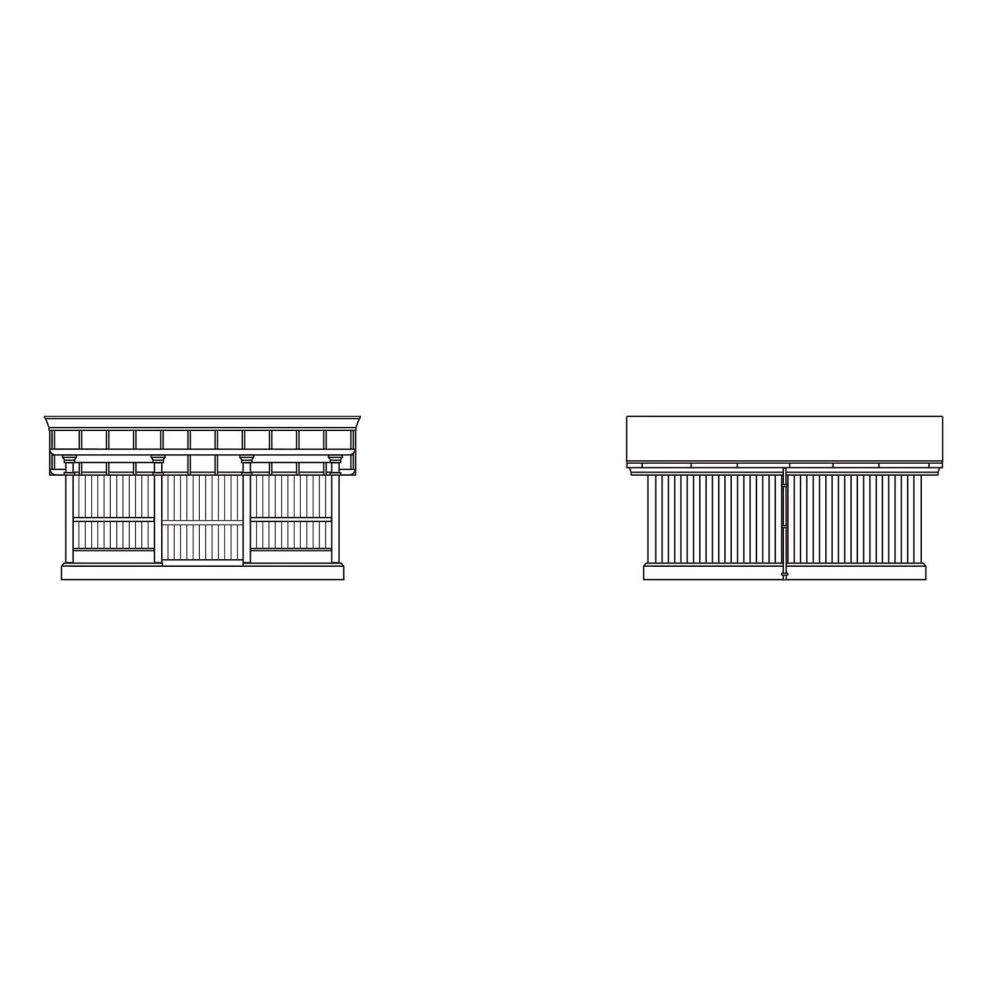 Skaledale South Eastern Platform Shelter (Pre-Built)