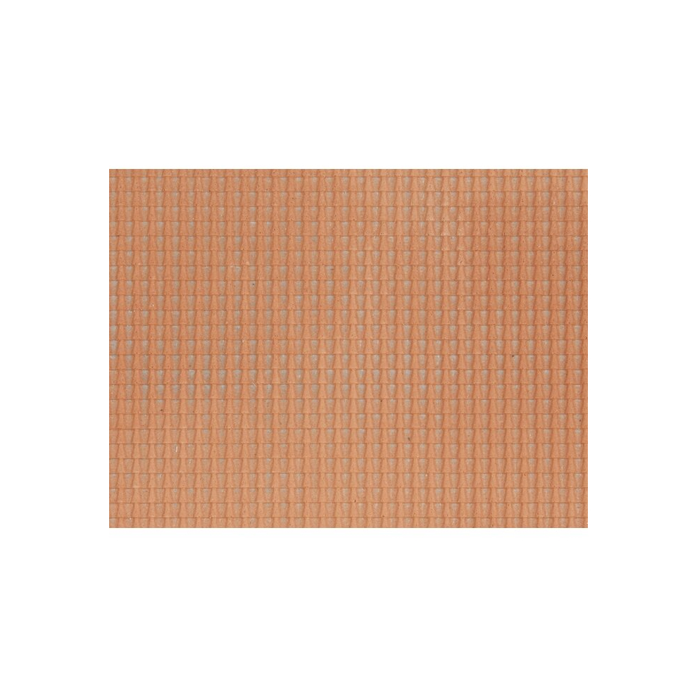 Red Pantile 3D Structured Roofing 28X10cm 4007246603503